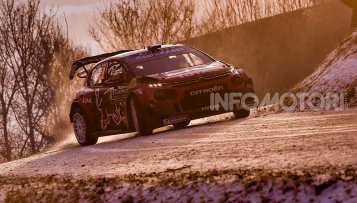 WRC Monte Carlo 2019 – Giorno 2: la Citroën C3 WRC di Ogier resta in testa - Foto 4 di 6