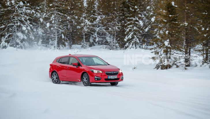 Gamma Subaru provata su strada e neve in Finlandia - Foto 16 di 28