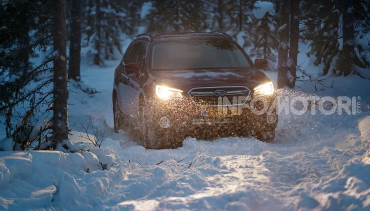 Gamma Subaru provata su strada e neve in Finlandia - Foto 22 di 28