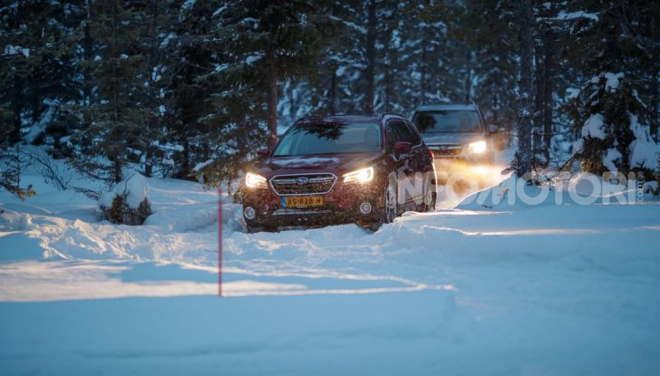 Gamma Subaru provata su strada e neve in Finlandia - Foto 23 di 28