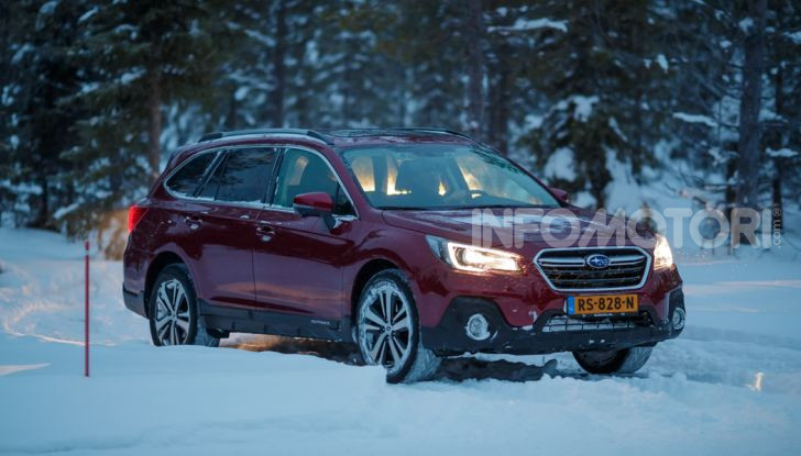 Gamma Subaru provata su strada e neve in Finlandia - Foto 24 di 28