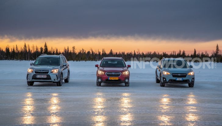 Gamma Subaru provata su strada e neve in Finlandia - Foto 2 di 28