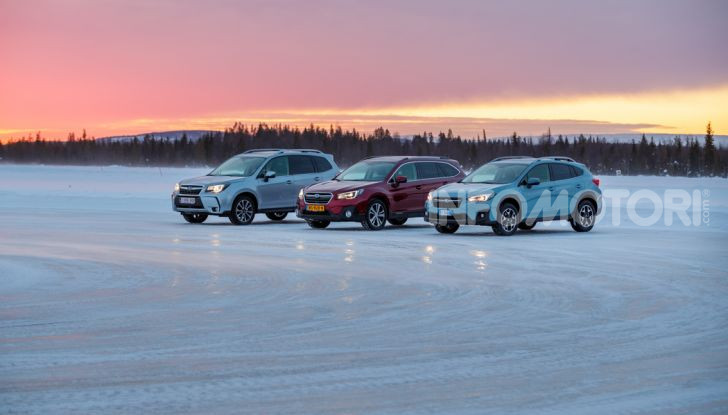 Gamma Subaru provata su strada e neve in Finlandia - Foto 3 di 28