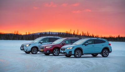 Gamma Subaru provata su strada e neve in Finlandia