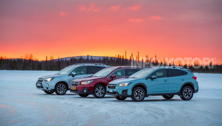 Gamma Subaru provata su strada e neve in Finlandia - Foto 4 di 28