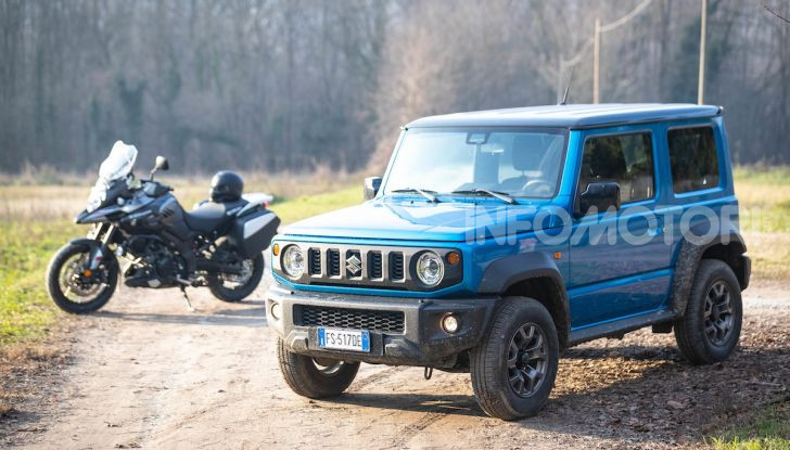 Suzuki Jimny VS V-Strom 1000 XT: il DNA dell’avventura - Foto 8 di 11