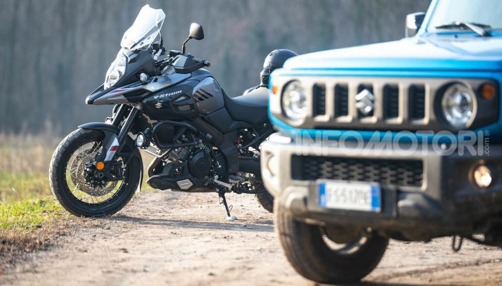 Suzuki Jimny VS V-Strom 1000 XT: il DNA dell’avventura - Foto 2 di 11