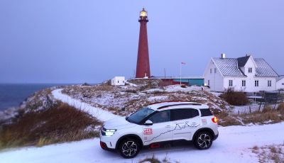White Cruise: da Milano a Capo nord con la nuova Citroen C5 Aircross 71° N