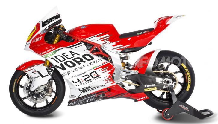 MV Agusta pronta all’esame Moto2. In sella Dominique Aegerter e Stefano Manzi - Foto 9 di 16