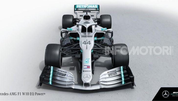 F1 2019: svelata la nuova Mercedes W10 - Foto 10 di 12