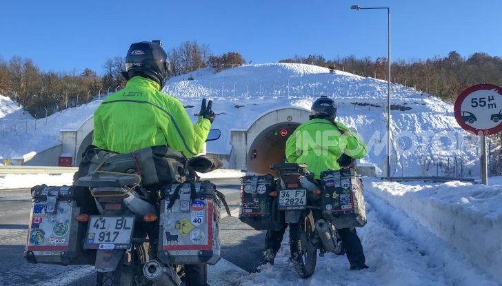 Turchia-Italia in moto per testare il valore degli pneumatici invernali - Foto 12 di 34