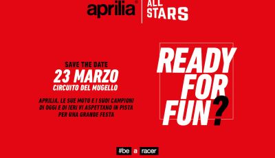 Aprilia All Stars: al Mugello la grande festa della casa di Noale