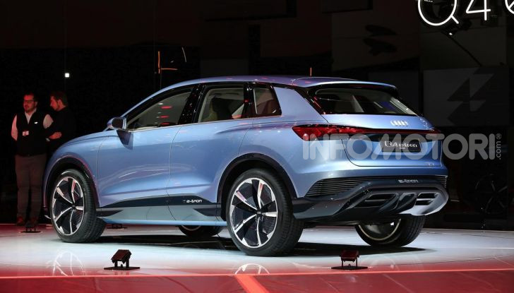 Audi Q4 e-tron Concept: il crossover elettrico per Ginevra 2019 - Foto 9 di 34
