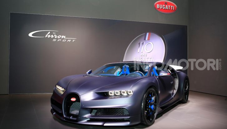 Bugatti Chiron Sport: arriva la serie 110 ans Bugatti - Foto 1 di 14