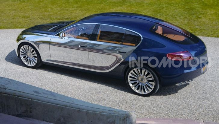 Bugatti Royale, limousine elettrica su base Taycan - Foto 5 di 6