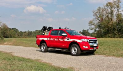 Ford Ranger in dotazione al Corpo Nazionale dei Vigili del Fuoco