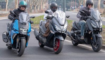 Comparativa scooter 400: Suzuki Burgman, Yamaha XMAX e BMW C400X