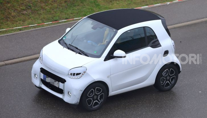 Smart EQ ForTwo 2020, prime foto e dettagli del restyling - Foto 8 di 12