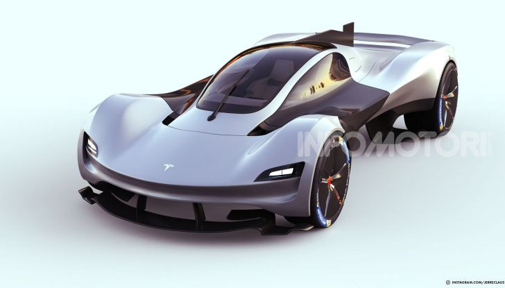 Tesla Olympus Max, il render si ispira alla Valkyrie - Foto 4 di 12