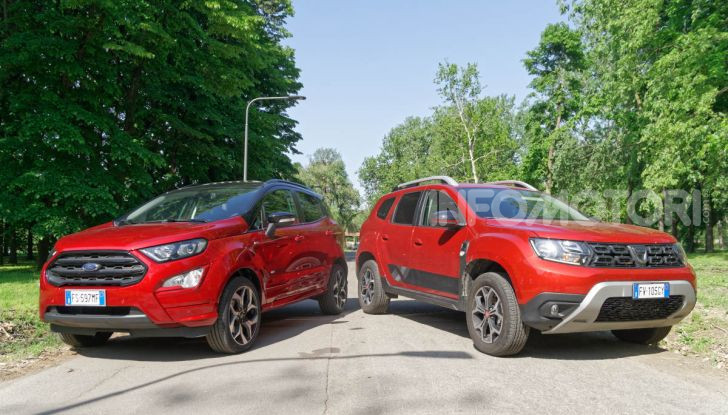 Prova doppia tra SUV best seller: Dacia Duster e Ford EcoSport - Foto 1 di 47