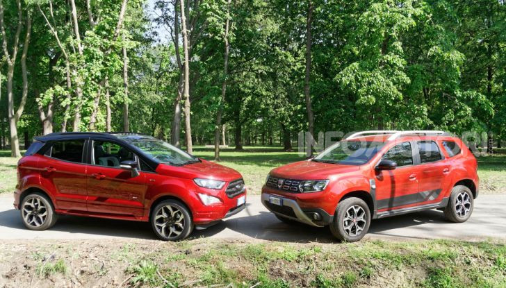Prova doppia tra SUV best seller: Dacia Duster e Ford EcoSport - Foto 17 di 47
