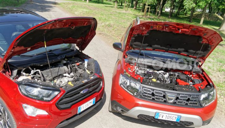 Prova doppia tra SUV best seller: Dacia Duster e Ford EcoSport - Foto 22 di 47