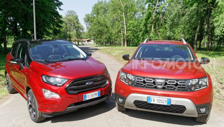 Dacia Duster vs Ford Ecosport esterni