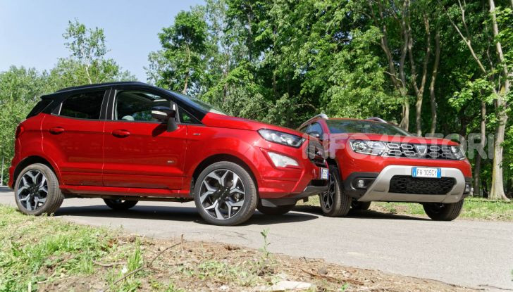Prova doppia tra SUV best seller: Dacia Duster e Ford EcoSport - Foto 28 di 47