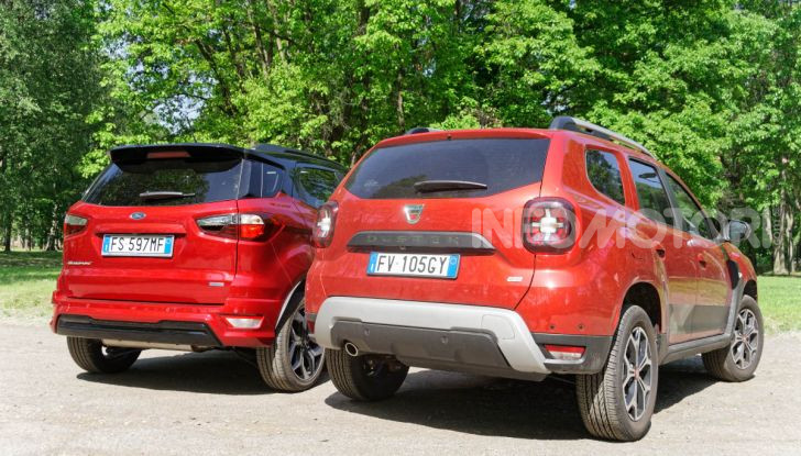Prova doppia tra SUV best seller: Dacia Duster e Ford EcoSport - Foto 32 di 47