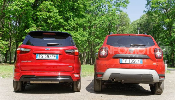 Prova doppia tra SUV best seller: Dacia Duster e Ford EcoSport - Foto 33 di 47