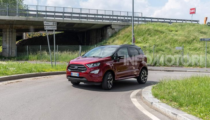 Prova Ford EcoSport 2019, il rinnovato B-SUV dell’ovale blu alla conquista dell’Europa - Foto 11 di 54