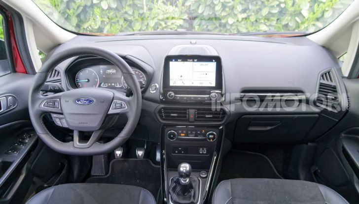 Ford Ecosport interni e sync3