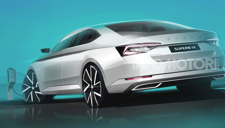 Skoda Superb iV e Citigoe iV, i primi modelli elettrici della Casa - Foto 4 di 9