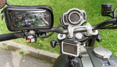 Recensione sistema Opti di Lampa da moto: fissare action cam e cellulare è più facile