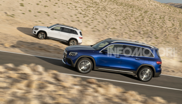 Nuova Mercedes GLB: spirito offroad, ma con tanta eleganza - Foto 5 di 16