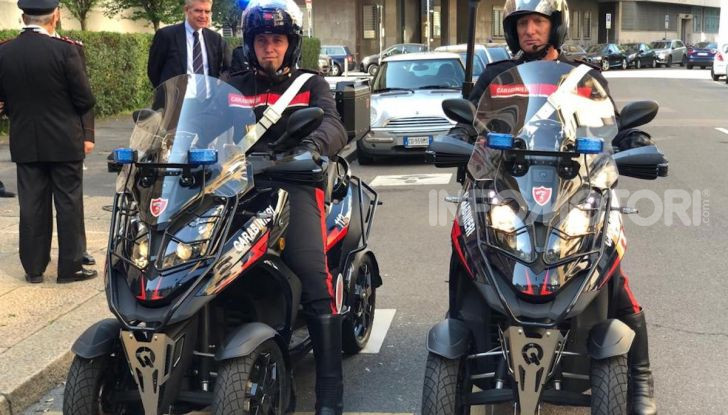 Due Qooder in regalo per i Carabinieri di Milano - Foto 1 di 5