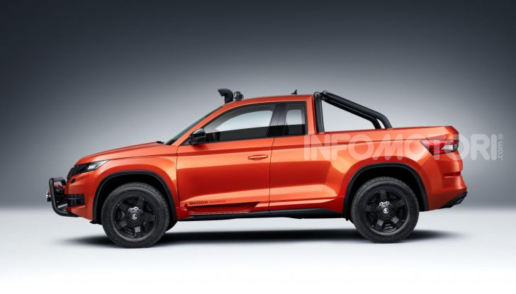 Skoda Mountiaq, pick-up con aria da SUV - Foto 2 di 10