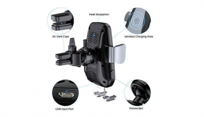 Vanmass Wireless Car Charger Mount: il supporto da auto che ricarica lo smartphone