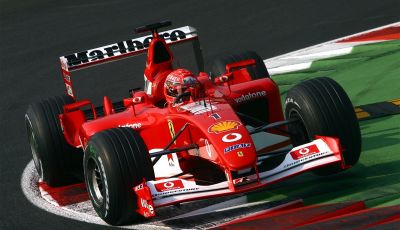 F1: ad Abu Dhabi sarà messa all’asta la Ferrari F2002 di Michael Schumacher