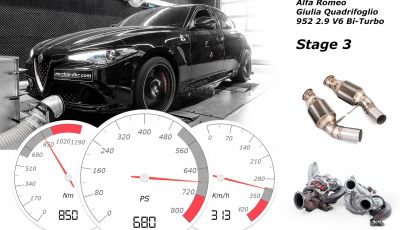 Il tuning Alfa Romeo Giulia Quadrifoglio da 680CV e 850Nm di coppia