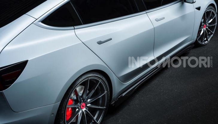 Tesla Model 3 by Vorsteiner: modifiche estetiche a profusione - Foto 3 di 8
