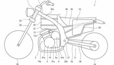 Kawasaki brevetta la prima moto ibrida di serie