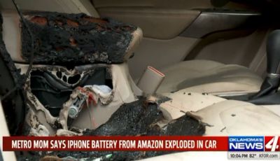 Batteria iPhone difettosa fa bruciare una Jeep