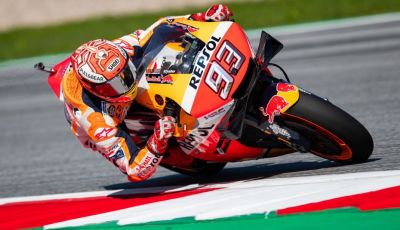 MotoGP 2019, GP d’Austria: Marquez davanti a tutti nelle libere del venerdì, Dovizioso a terra