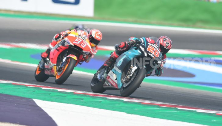 MotoGP 2019: Marquez vince a Misano in volata su Quartararo, terzo Vinales davanti a Rossi - Foto 3 di 35