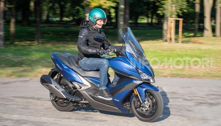 Prova Kymco Xciting 400i s: pochi difetti, tanta sostanza - Foto 37 di 51