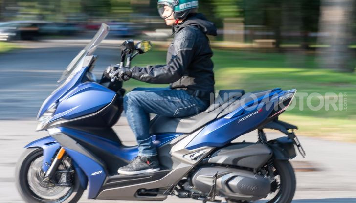 Prova Kymco Xciting 400i s: pochi difetti, tanta sostanza - Foto 45 di 51