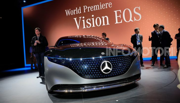 Mercedes-Benz Vision EQS: eleganza, tecnologia e prestazioni full electric - Foto 18 di 30