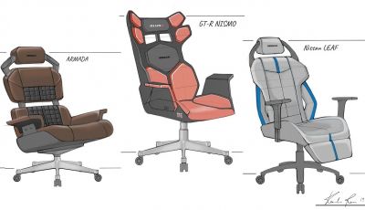 Le sedie da esports e videogaming di Nissan