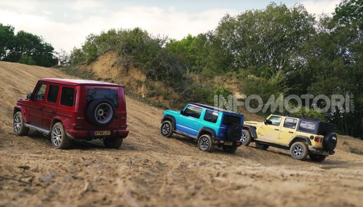 [VIDEO] La sfida Offroad tra Jimny, Classe G Wrangler - Foto 8 di 19
